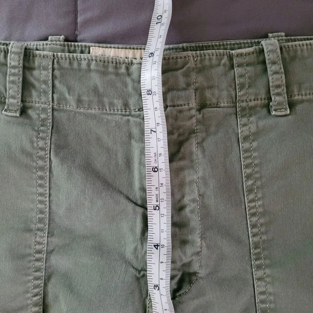 Nili Lotan Cargo Cropped Jogger Military Pants Women Size 4 111/88 80NL Green - Picture 6 of 8